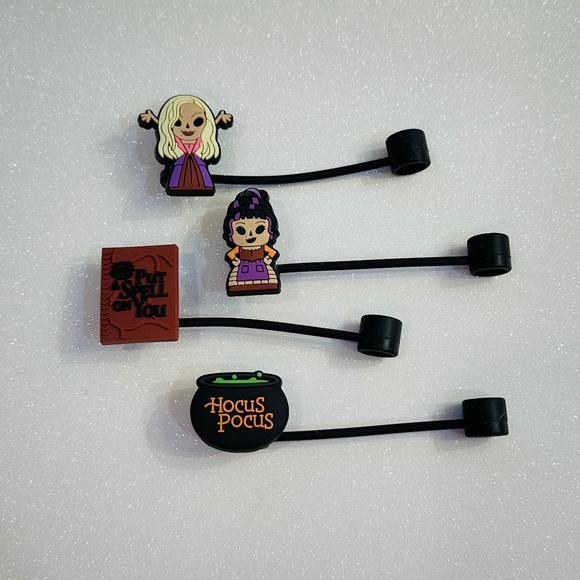 Hocus Pocus Straw Toppers - Picture 1 of 1